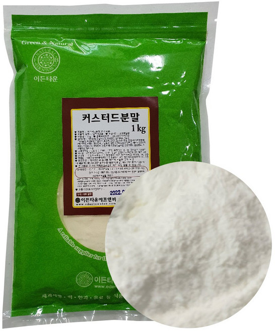 이든타운 커스터드분말, 1kg, 1개