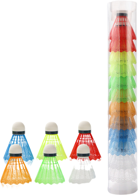 子甄彣璟 羽毛球, 1個, 彩色, 1個裝