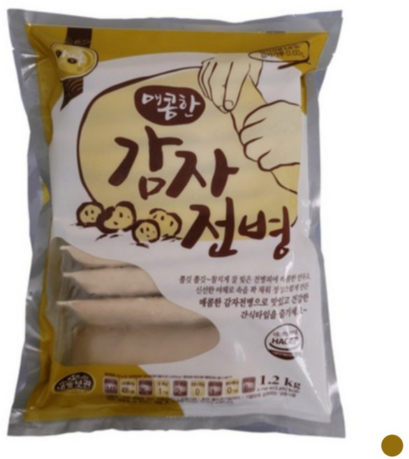 [퀴클리몰] 아하 매콤한 감자 전병 1.2kg, 4개