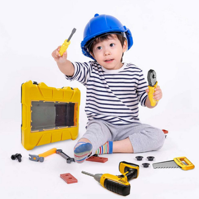 리얼 키즈툴 공구세트 역할놀이, 1개