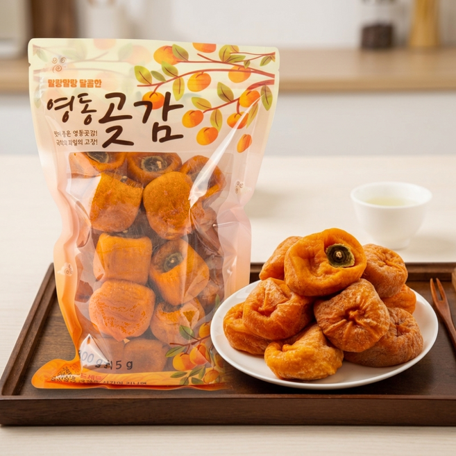 감사랑 곶감 가정용 실속형 지퍼백포장, 1개, 800g, 20~25과