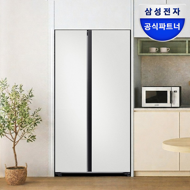 삼성전자 비스포크 냉장고 600리터 급 비스코프 AI인버터 651L 프리스탠딩, RS70F65Q2Y