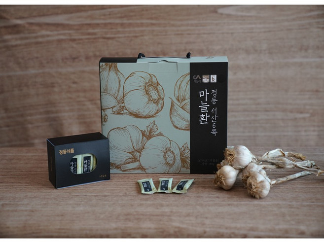 정동식품 충남서산 정동서산6쪽마늘환, 180g, 2개