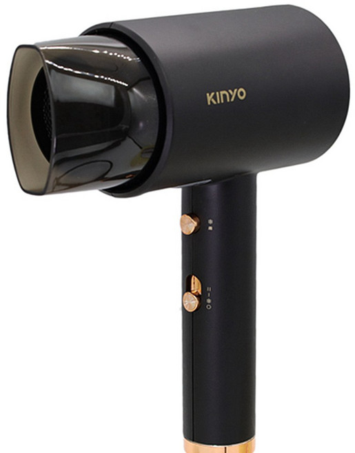 KINYO 大風量高濃度負離子吹風機 1200W, KH-5501, 黑色