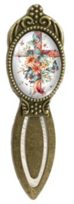 보스케 십자가 성경 메탈 책갈피, 1개, 선셋 글로리