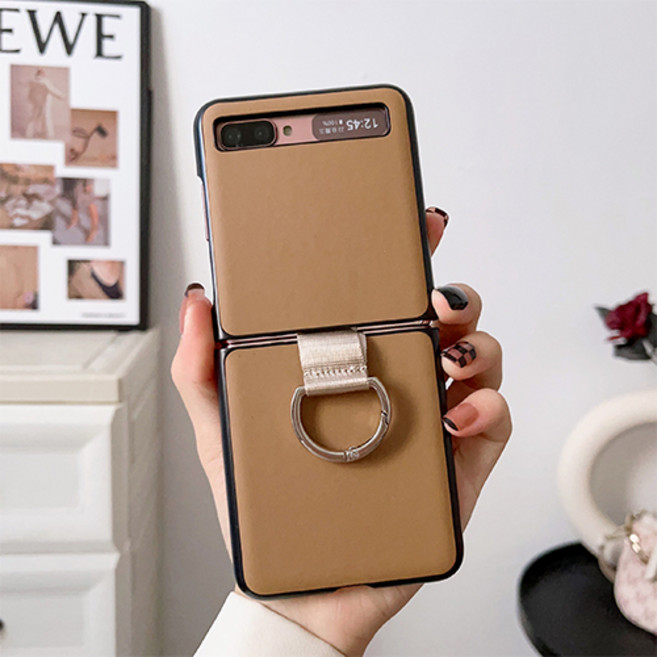 갤럭시Z플립1/2/3/4 원터치클립 고리형 하드케이스