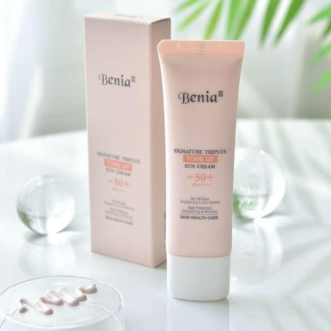 베니아3 트리플러스 톤업 선크림 SPF50+PA++++, 50ml, 1개