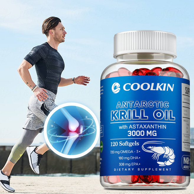 COOLKIN南極磷蝦油含蝦紅素 3000毫克, 120組