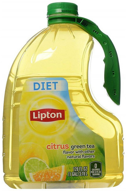립톤 다이엇 아이스티 그린티 시트러스 액상 3.78L 갤런 Lipton Diet Iced Green Tea Citrus Jug 1 Gallon, 1개, 1개입