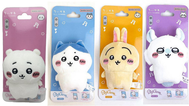 나가노 먼작귀 치이카와 봉제 인형 플레이참, 1개, 우사기