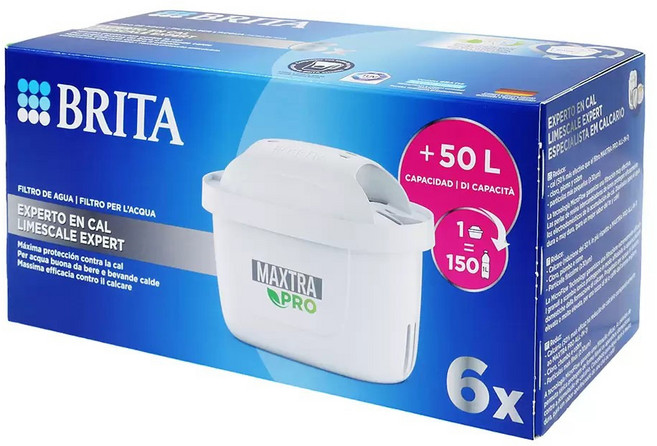 BRITA MAXTRA PRO 濾芯 Limescale Expert, 1個, 去水垢濾芯(6顆/盒)