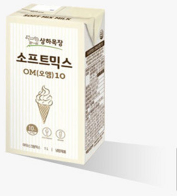 매일 상하목장 아이스크림 소프트믹스 OM10 1L [아이스박스포함], 1개