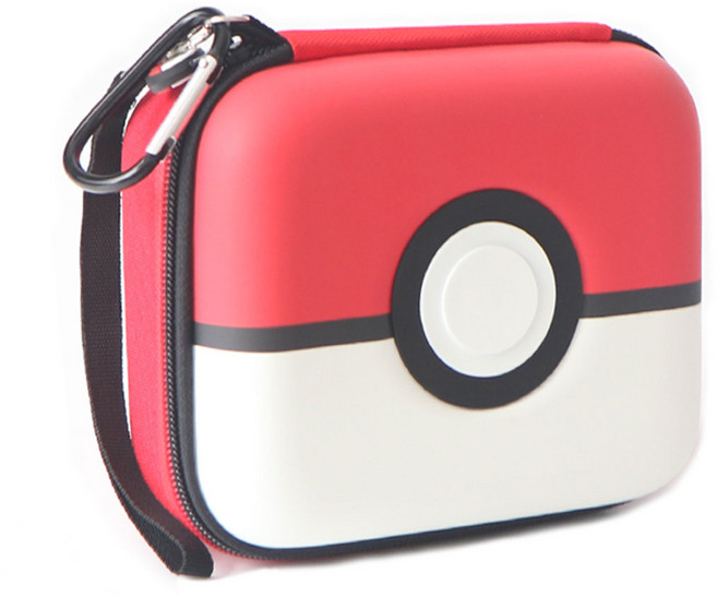 아그노 가오레칩 카드 보관함 가방, 1개, 정사각형 레드