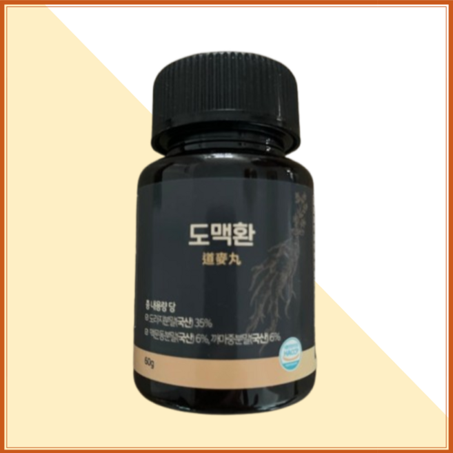 도맥환 60g 도라지환 국산 도라지 맥문동 마가목 까마중 환절기 컨디션 케 체력 관리, 3개