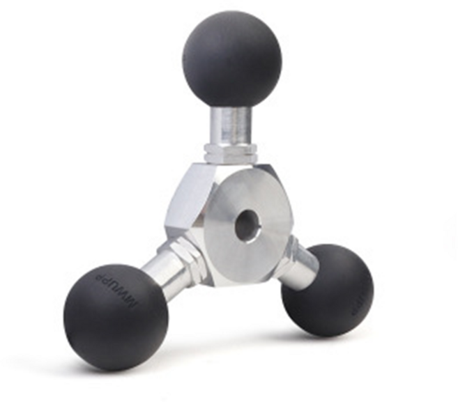 MWUPP 오토바이 거치대용 트리플 볼베이스 램마운트 스타일 라이더스타