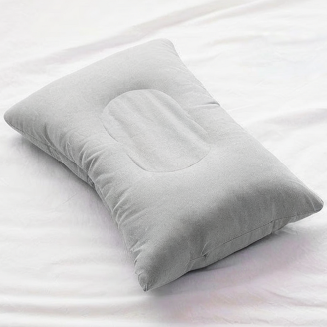 편안한 밤 상쾌한 아침 코튼샤워 통세탁건조 스마트 경추 꿀잠베개, 1개, 에쉬그레이