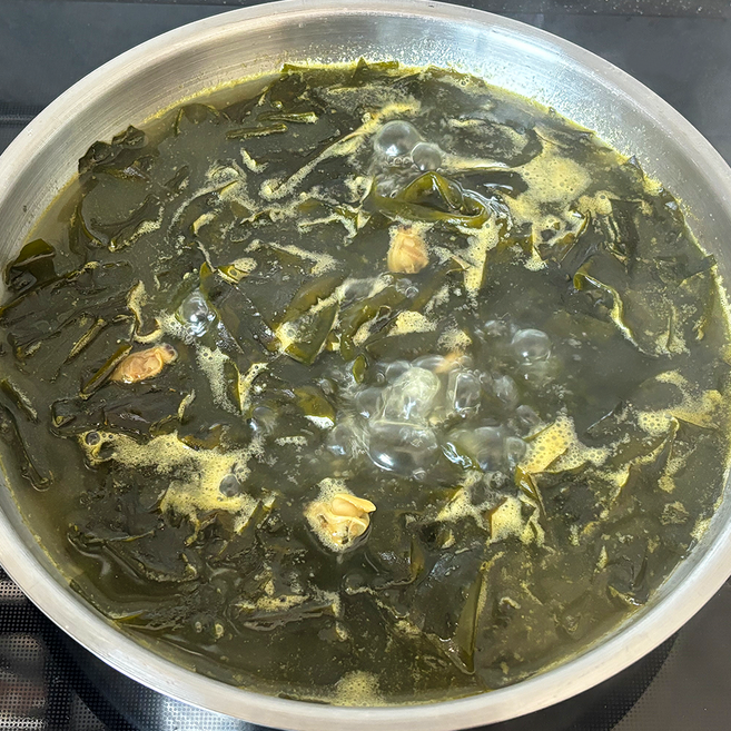 기장 조개 미역국 국밥 밀키트 국 간편식 즉석국, 5개, 187g