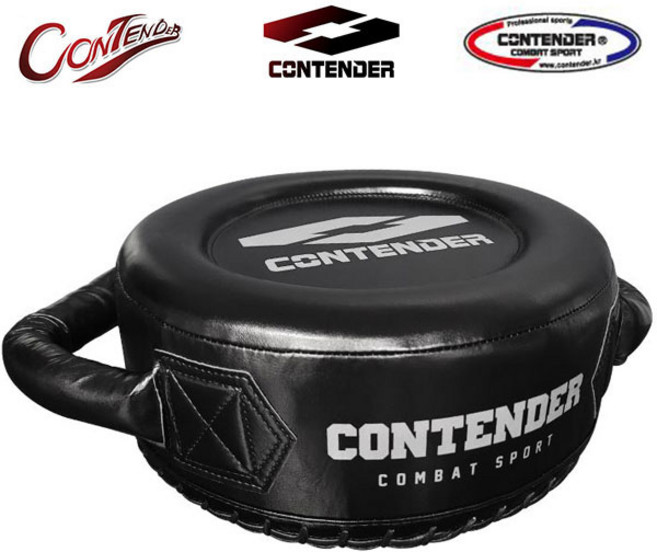 컨텐더 격투기 원형 펀칭미트 펀치쉴드 미트, 블랙, 1개