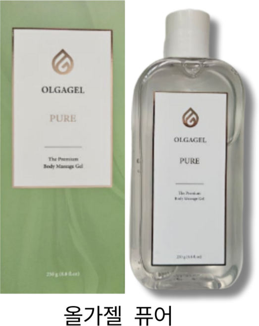 [olgagel]올가젤 퓨어(무향) 러브 수용성 마사지 젤 제리 y존 바디젤, 2개, 250ml