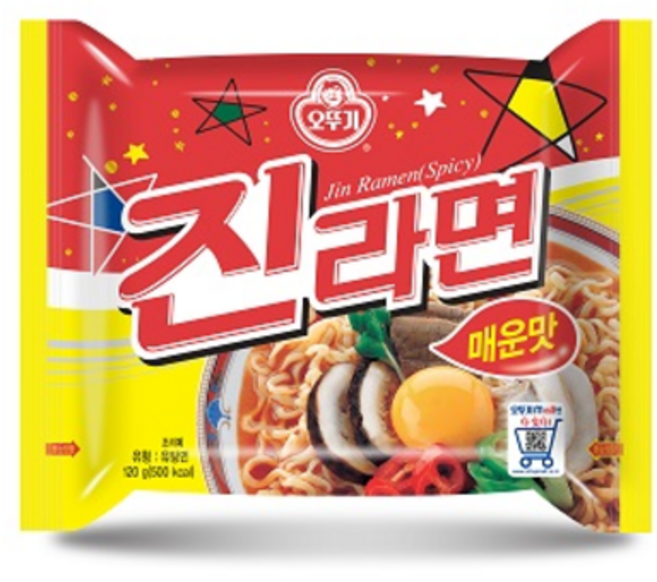 오뚜기 진라면 매운맛 120g, 1개