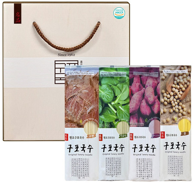[제프몰] 구포국수 4p 선물세트, 1세트