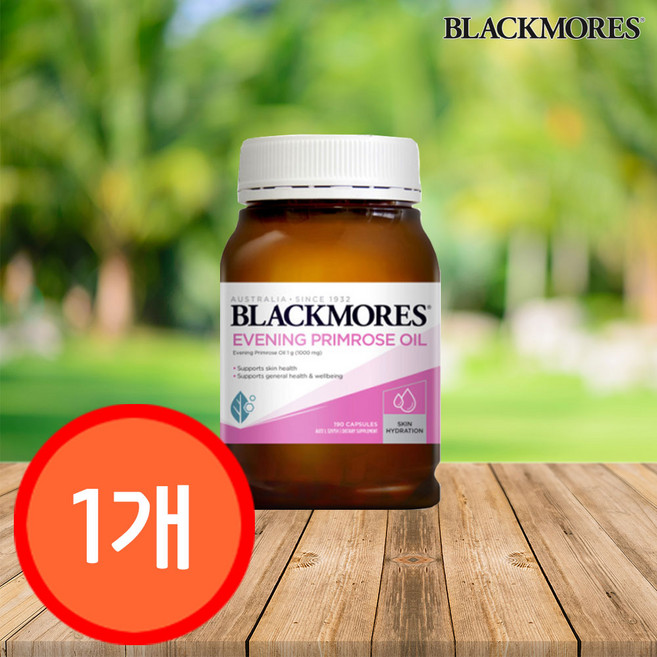블랙모어스 이브닝 프림로즈 오일 1000mg 캡슐, 190정, 1개