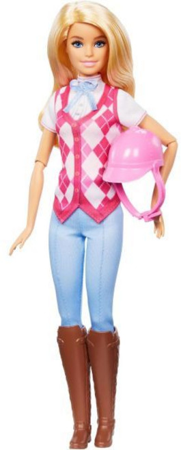 바비 말리부 인형 승마복 패션 Malibu 부츠 헬멧, 1개