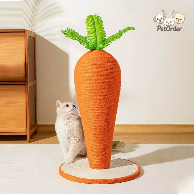 애구애구 고양이 당근 수직 스크래쳐, 당근 수직 스크래쳐 L, 1개