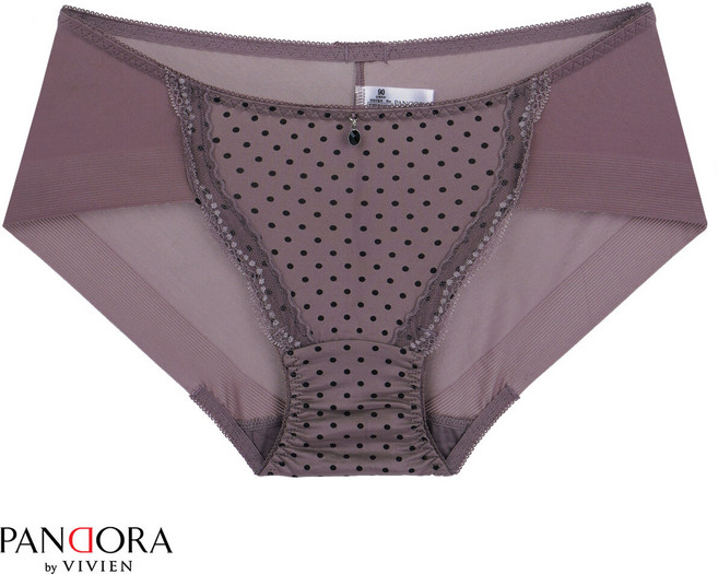 판도라by비비안 판도라by비비안 초코 도트 헴라인 누디팬티 ppt7038