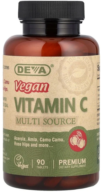 데바 비건 비타민C 멀티 소스 90정, 1개 - 쿠팡