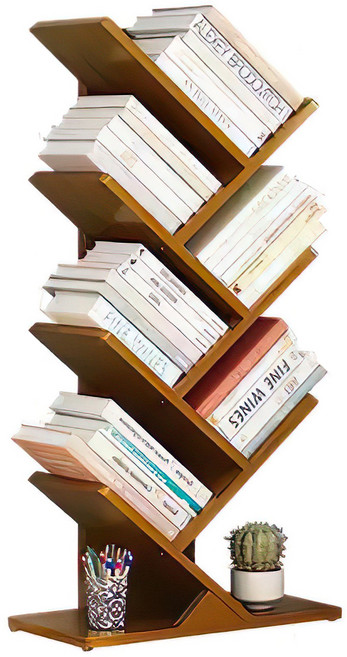 ETUDIER 원목 북타워 스탠딩 책선반 책꽂이 3단 4단 5단 6단, 우드