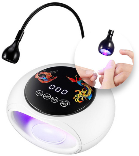 e세상 UV LED 100w 적외선 젤 네일 램프 핀큐어 램프, 1개