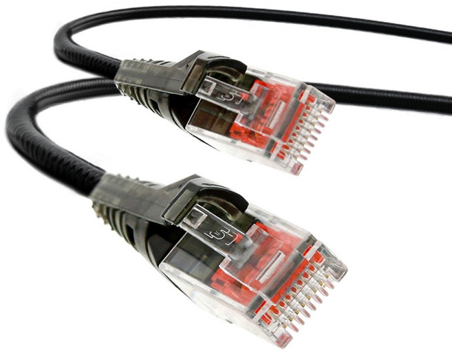 LS전선 CAT.8 랜선 40Gbps 초고속 인터넷 랜케이블 슬림 2.8mm 50U 금도금 KC인증, 0.5m, 1개