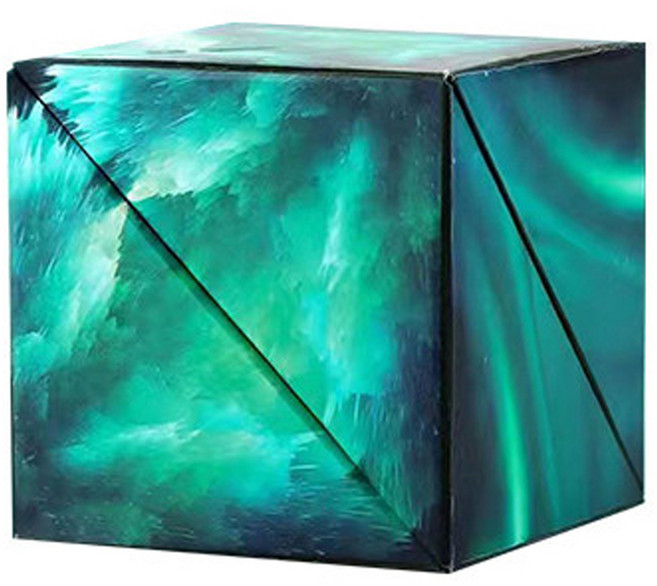 유아동 어린이 우주 자석 블럭 두뇌발달 블록 매직 큐브 어린이집 유치원 답례품 구디백, T0097 우주자석큐브-그린, 1개