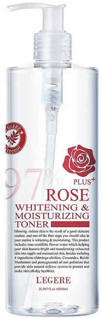 LEGERE 蘭吉兒97%玫瑰淨白防護精華露, 500ml, 1件