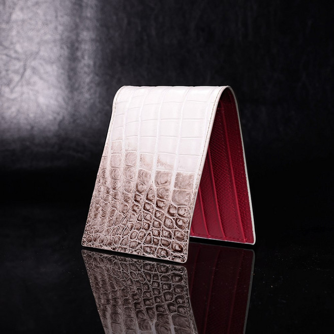 인피니토 남자반지갑 남성 명품 수제 [악어&내부 소가죽 반지갑]