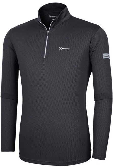 [이지바이] 남성 긴팔 집업 티셔츠_더쾌적한 빅사이즈 등산 아웃도어 스판 티셔츠