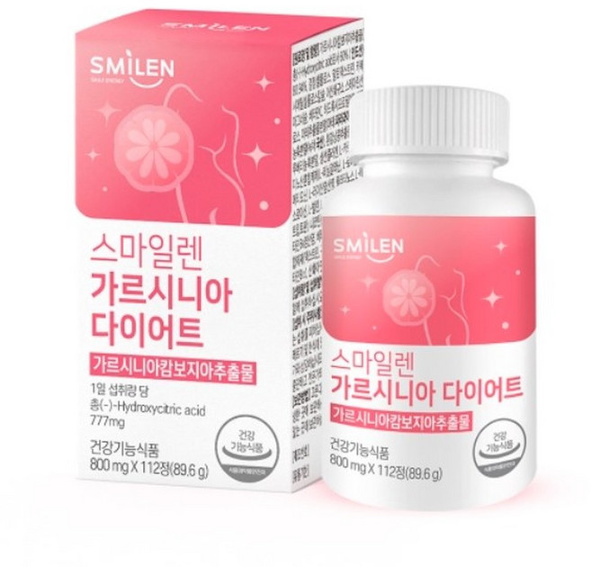 스마일렌 가르시니아 체지방 다이어트 800mg X 112정, 1개