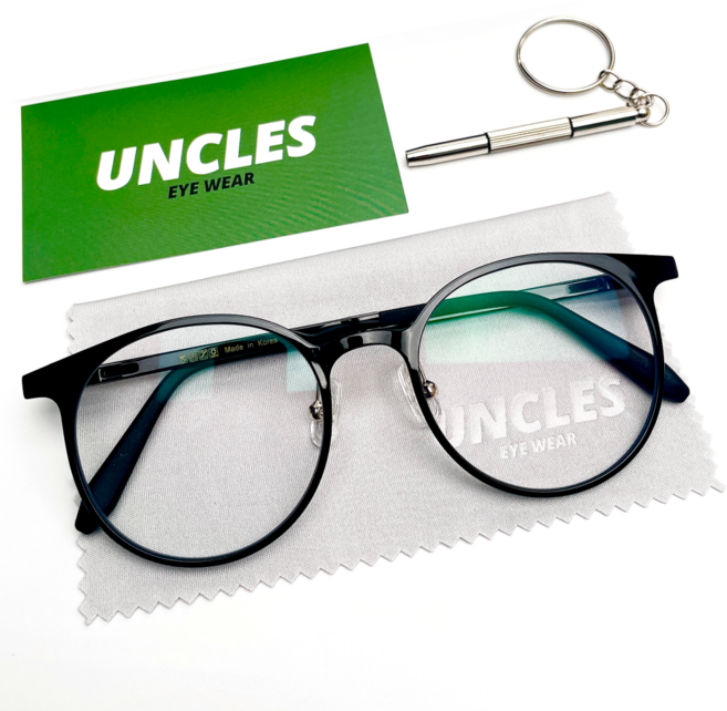 엉클스 국산 7g 블루라이트 차단 오버사이즈 라운드 울템