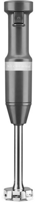 키친에이드 가변속도 코드드 핸드블렌더 KHBV53 아쿠아스카이 1리터, Charcoal Grey