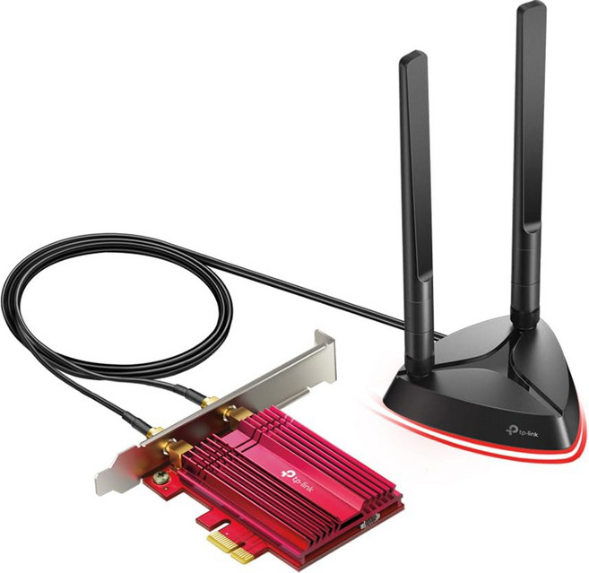 [포르르] tp-link wi-fi 7 be9300 pcie 카드 (archer tbe553e) | 데스크톱 pc용 트라이밴드 네트워크 블루투스 5.4 마그네틱 안테나 베이스 로우, AX3000, Wi-Fi 6