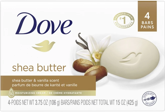 도브 시어 버터 뷰티 바 4개입, 425g, 1개 - 쿠팡