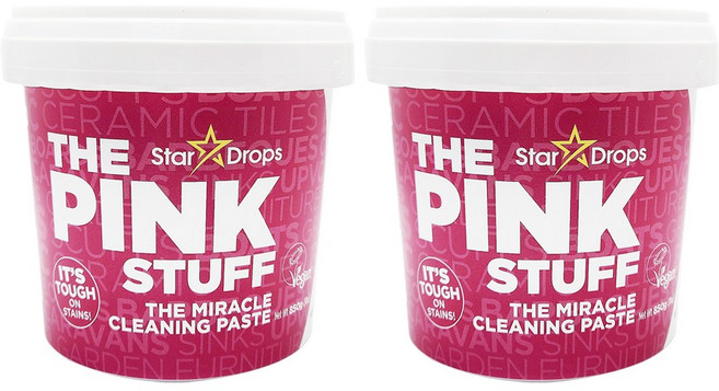 토탈하우스 The PINK STUFF 더 핑크 스터프 미라클 페이스트 클리너 세정제 영국 핑크스터프 청소 크리너 (1114), 850g, 2개