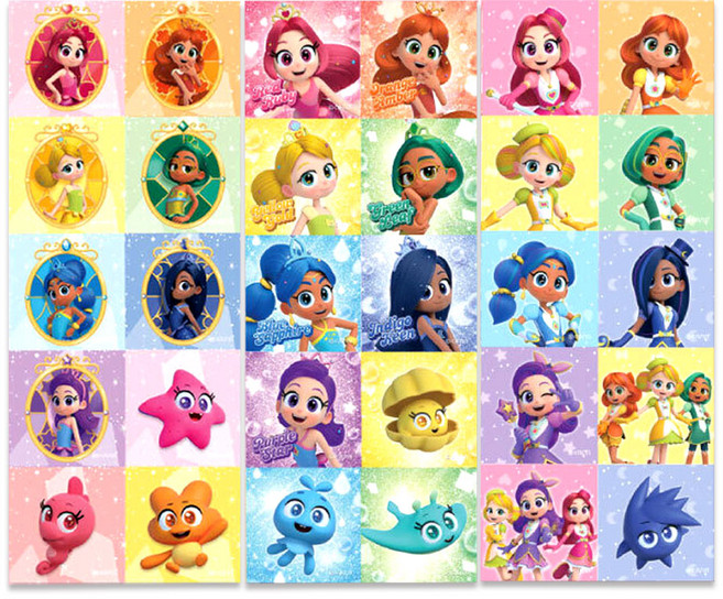 레인보우 버블젬 비타민, 3개, 10정