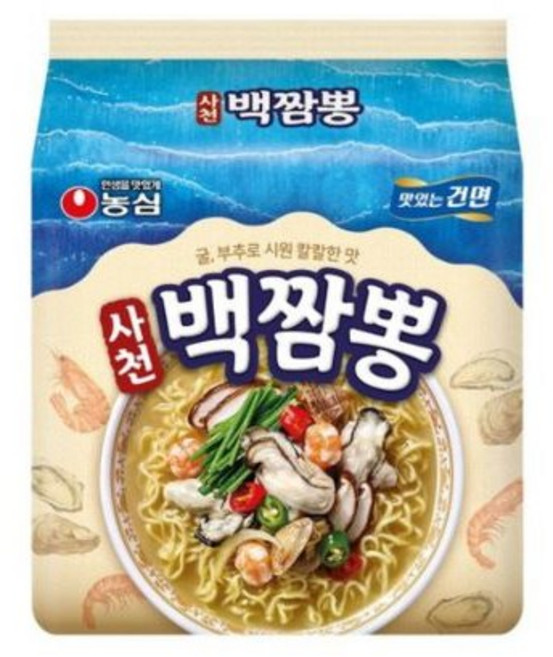 농심 사천백짬뽕 94g, 8개