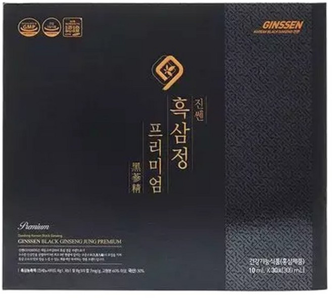 NS홈쇼핑직영 대동고려삼 진쎈 흑삼정 프리미엄 스틱 10ml x 30포 (1박스)구증구포..35927500, 1박스