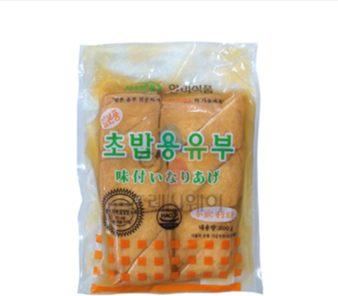 한미식품 조미유부(6cm 60입) 600g, 1개