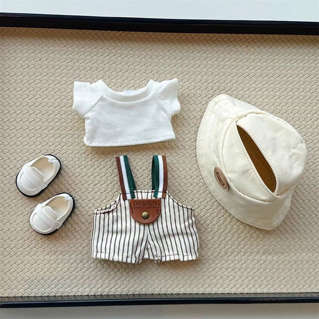 besteffie 적용모델 라부부옷 인형옷 귀여운 동물 디자인 모자 포함 면소재 사계절 착용 가능 K37, 1개, 사진색