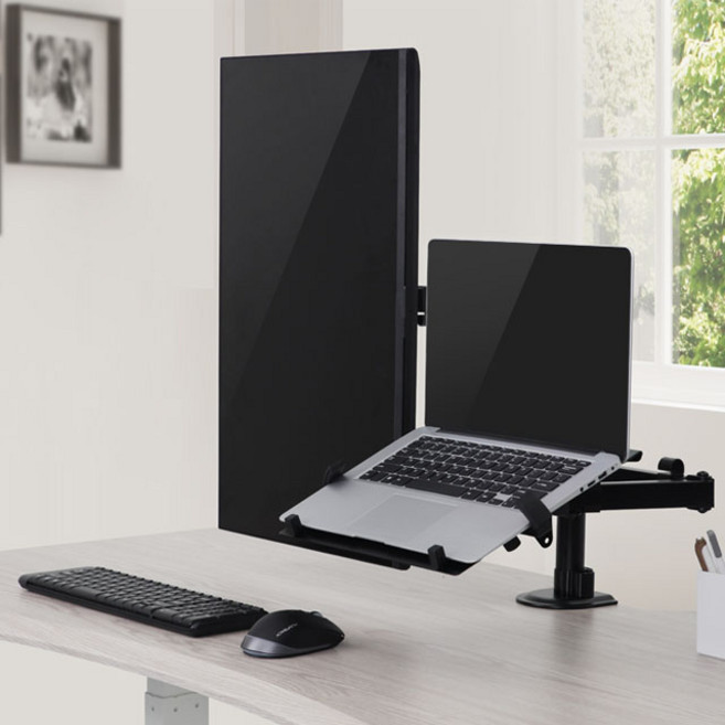 듀얼 모니터 노트북 태블릿 다용도 스탠드 거치대 3단 관절 암형 받침대 브라켓 17인치 18인치 21인치 24인치 27인치 29인치 32인치