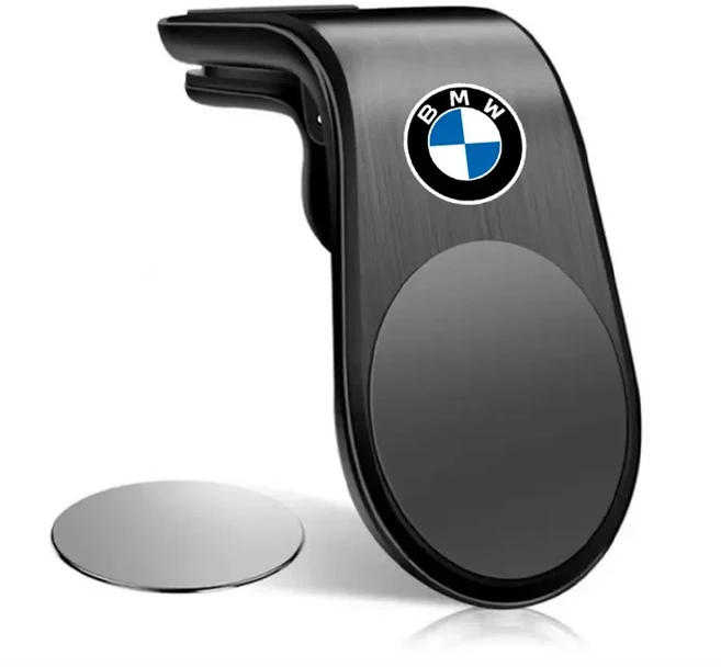 호환 1개 차량용 금속 자석 휴대폰 거치대 BMW F20 F30 F10 F34 G30 G20 F15 F16 F21 F45 F48 M3 M5 X3용, 02 검정색